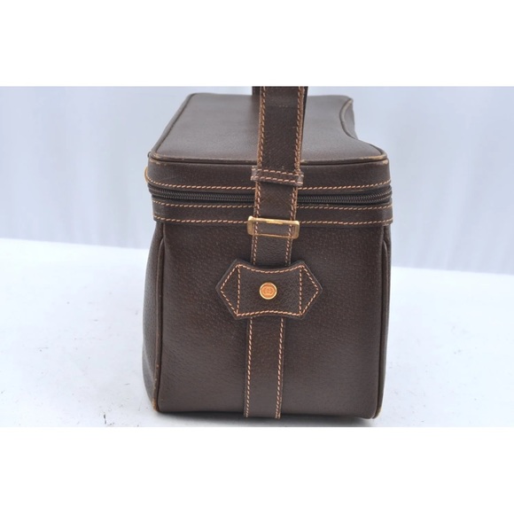 Auth RARE GUCCI Shoulder Cross Body Hand Bag GG Leather Brown GUC - Picture 4 of 16